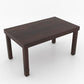 Hunky Royal Crest 6 - Seater Sheesham Wood Dining Table Set (Walnut Finish)