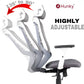 Hunky Spider High Back Office Chair | 5 Year Warranty | Mess Ergonomic Chair With Multi Lock Mechanism | 2D Armrest