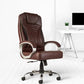 Hunky High Back leatherette Ergonomically Designed Boss Chair with Adjustable height and Armrest  comes with 3 years of warranty