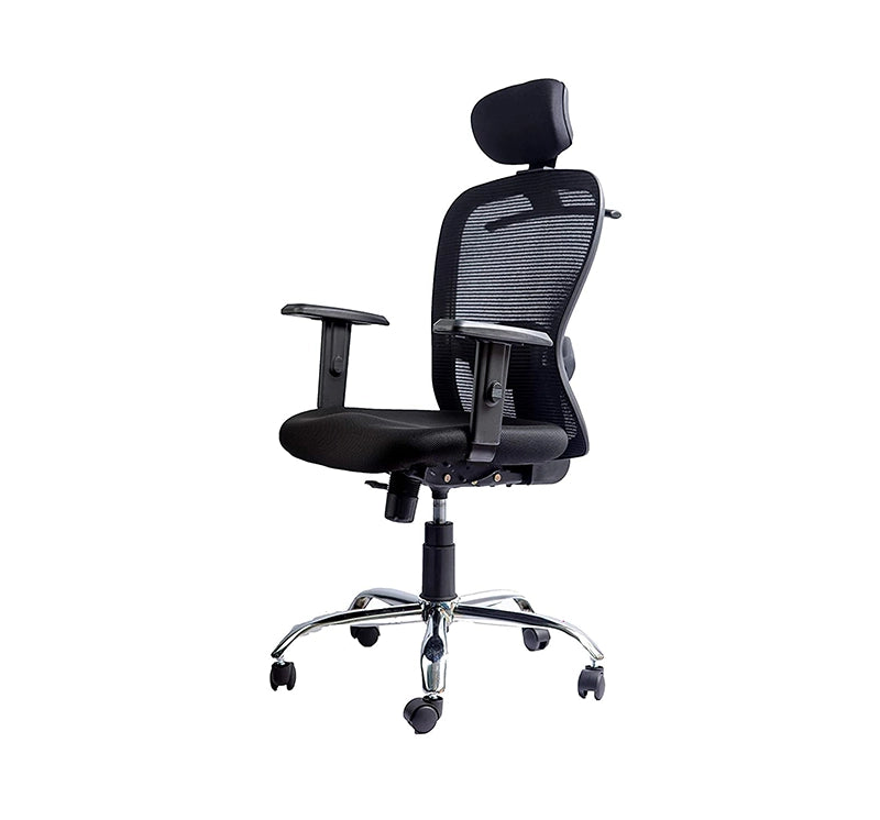 Hunky Butterly High Back Ergonomic Office / Study Chair / Ergonomic Mesh High Back Office Desk Chair | Adjustable Headrest & Adjustable Lumbar Support |5 Year Warranty