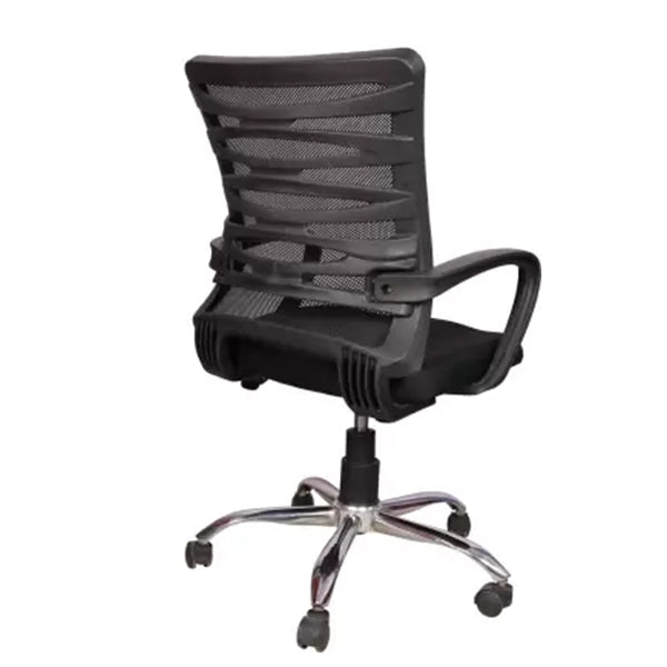 Hunky Medium Back Mesh Office Employee Chair With  Adjustable Height