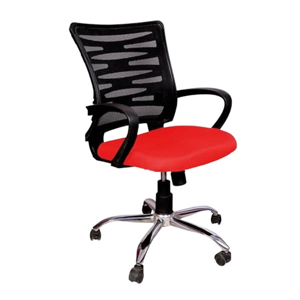 Hunky Medium Back Mesh Office Employee Chair With  Adjustable Height