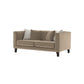Hunky Suede Fabric Luxury Sofa Set With Pine Wood legs