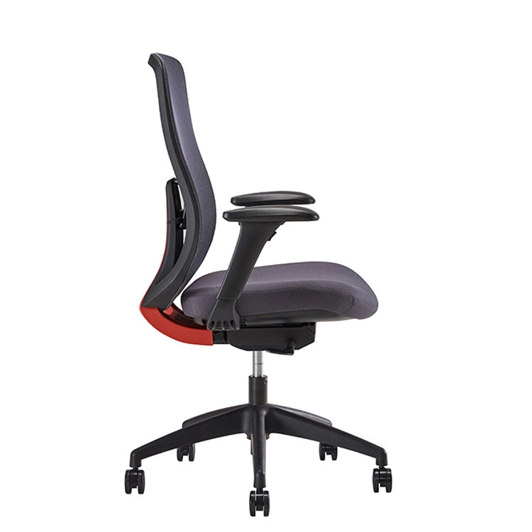 Hunky Fedo Medium Back Chair With Adjustable Armrest , Mesh Office Executive Chair