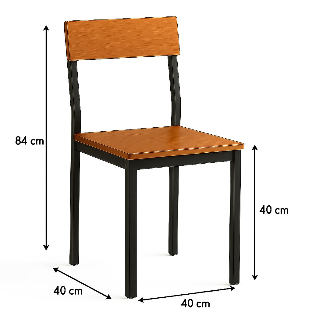 Hunky Luxe Haven 4 - Seater Dining Table Set (Premium Wood Finish)