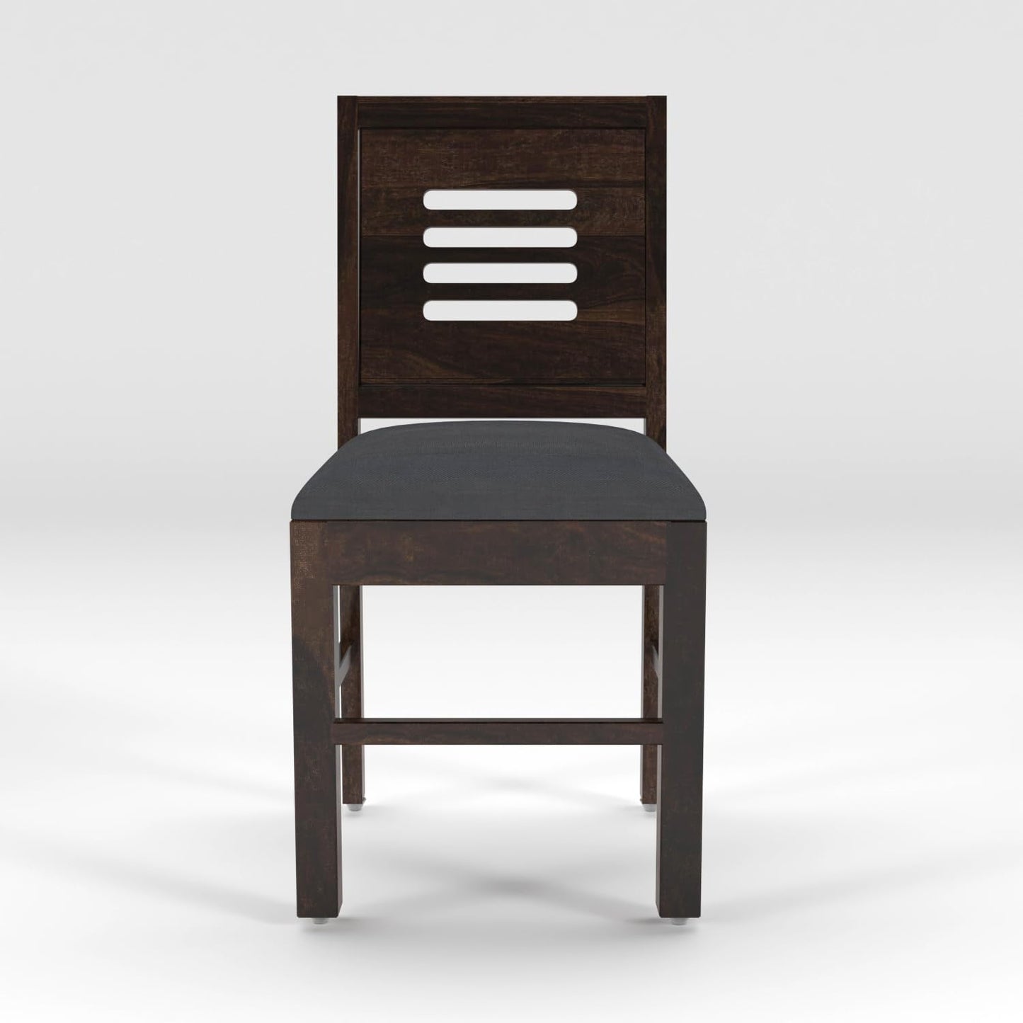 Hunky Florence Designer 4 - Seater Sheesham Wood Dining Table Set (Walnut Finish)