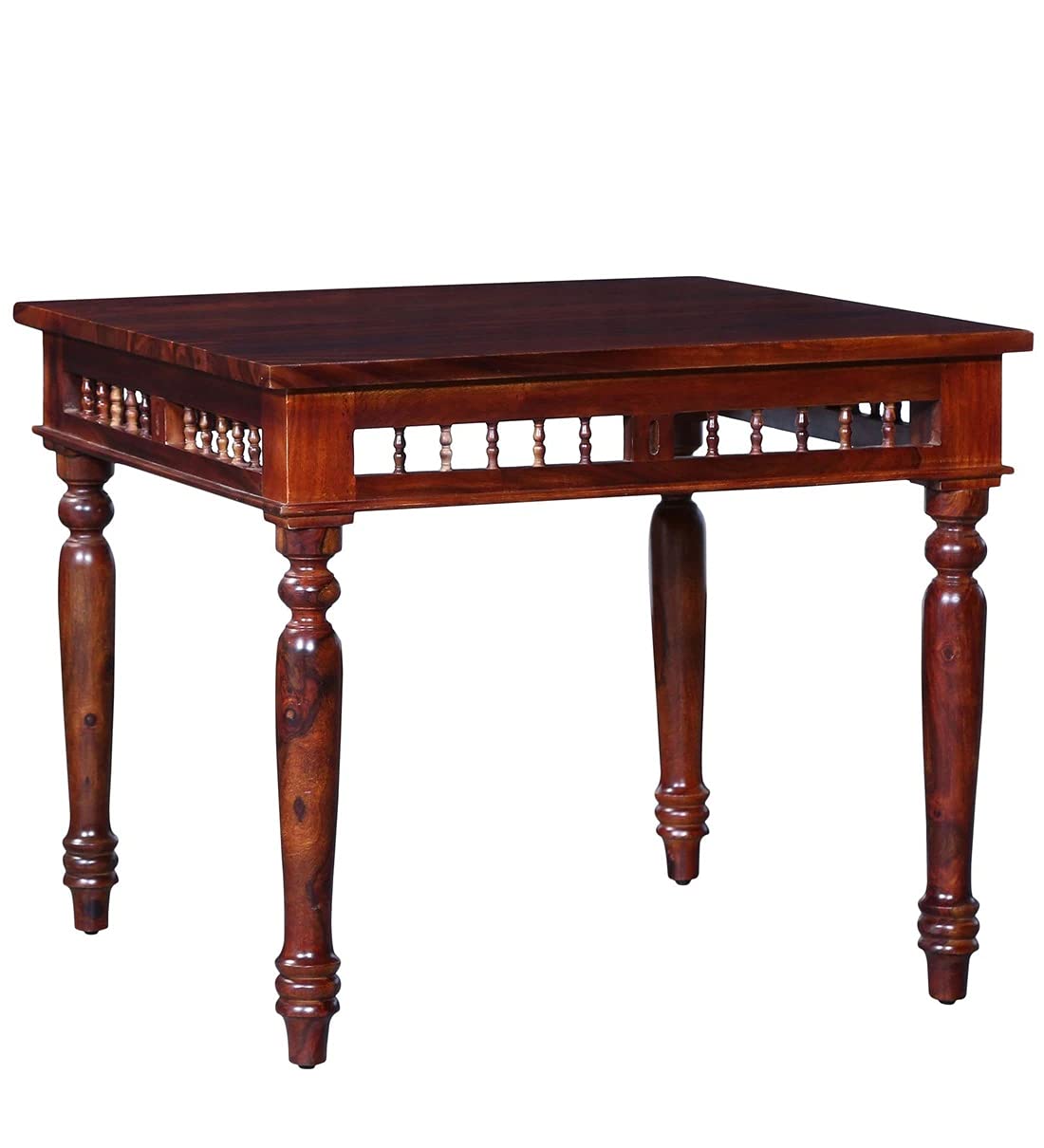 Hunky Midnight Dine 4- Seater Sheesham Wood Dining Table Set