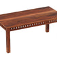 Hunky Golden Woodline 6 - Seater Sheesham Wood Dining Table Set