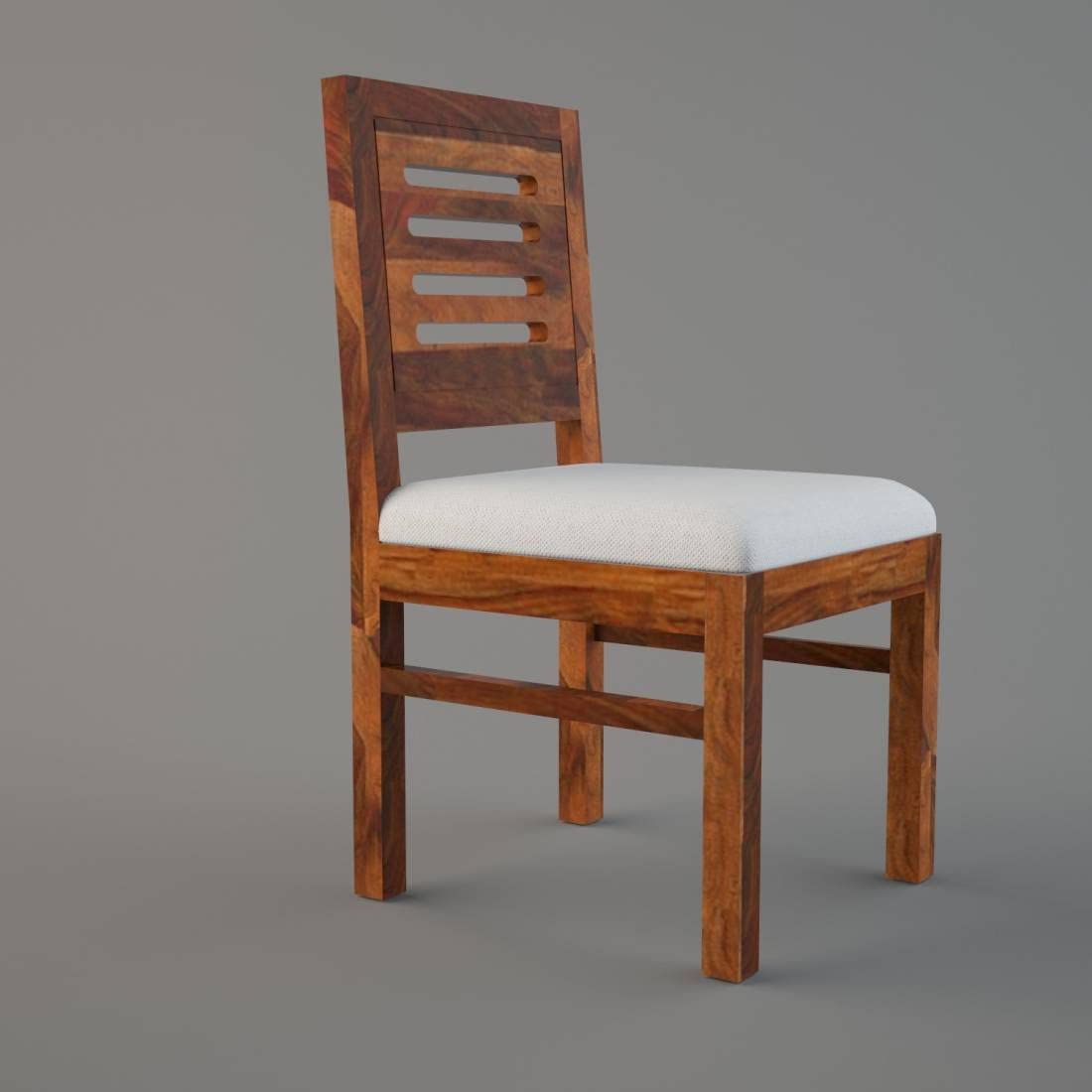 Hunky Elanwood 6 - Seater Sheesham Wood Dining Table Set