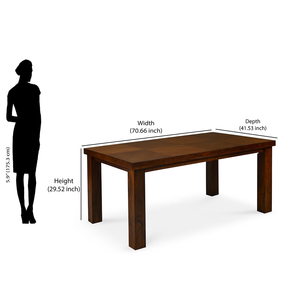 Hunky Harvest Moon 6 - Seater Sheesham Wood  Dining Table Set