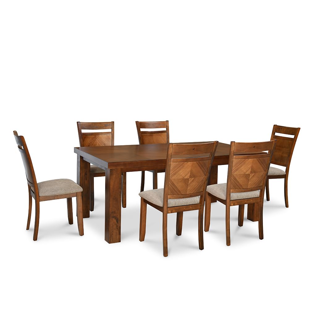 Hunky Harvest Moon 6 - Seater Sheesham Wood  Dining Table Set