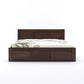 Hunky Saturn Sheesham Box Bed With Storage Saturnwood Bedroom Double Cot ( Finish Colour - Dark Brown , Delivery Condition - DIY(Do-It-Yourself) (Copy)