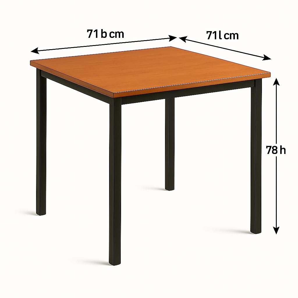 Hunky Luxe Haven 4 - Seater Dining Table Set (Premium Wood Finish)