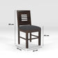 Hunky Florence Designer 4 - Seater Sheesham Wood Dining Table Set (Walnut Finish)