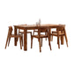 Hunky Slate wood 6-Seater Dining Table Set