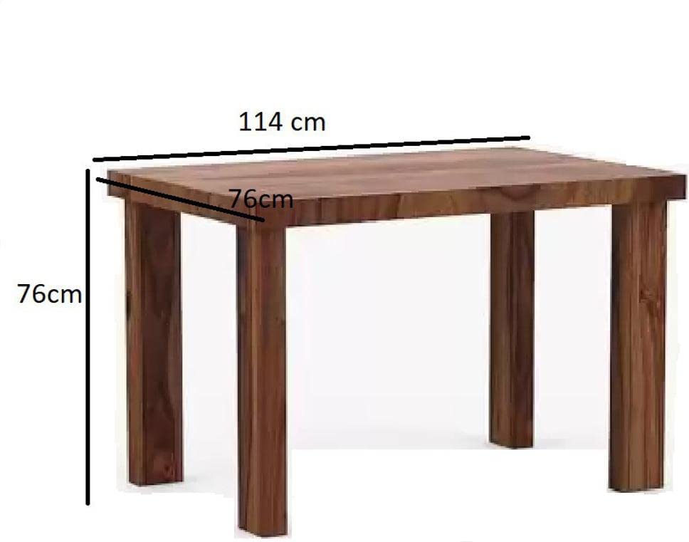 Hunky Titan Crest Heritage 4 Seater Sheesham Wood  Dining Table Set