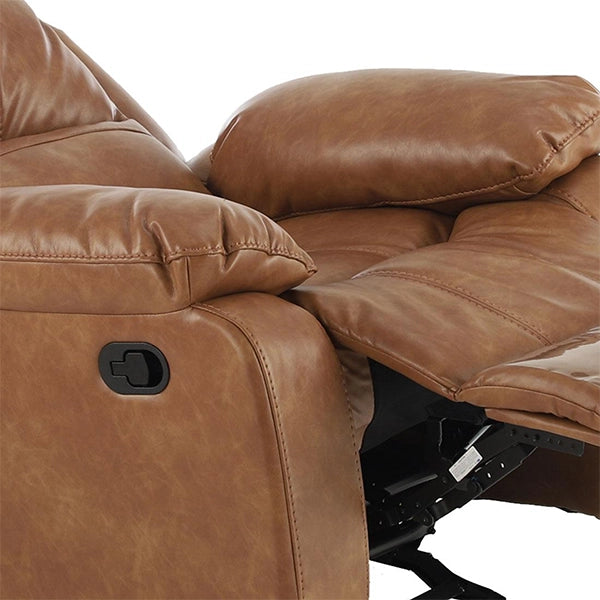 Hunky Premium Nappa Aire leather Manual Recliner Sofa Set