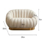 Hunky Stylish Modern sofa Set with Towel Suede Fabric
