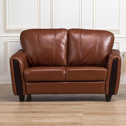 Hunky Premium Leatherette Modern looking 2 Seater Sofa set with PVC Legs