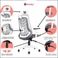 Hunky Spider High Back Office Chair | 5 Year Warranty | Mess Ergonomic Chair With Multi Lock Mechanism | 2D Armrest