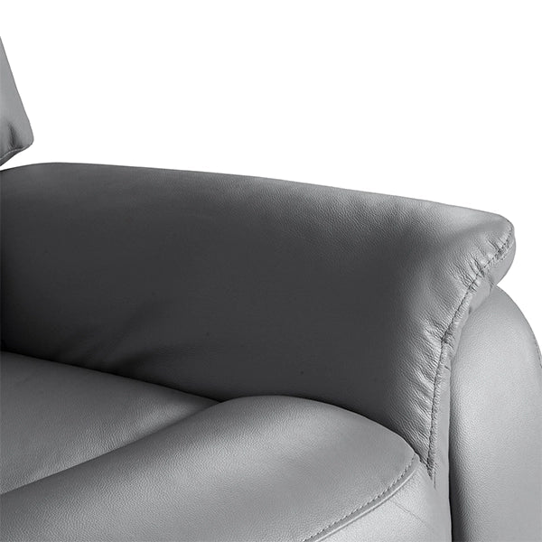 Hunky Premium Leatherette 3 Seater Reclining Sofa Set with infinite Locking Position and USB Port
