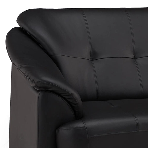 Hunky Modern Premium Fabric 3 Seater Sofa With Wooden Frame and PVC Legs