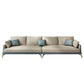 Hunky leatherette Modern Sofa Set with Stainless Steel Legs
