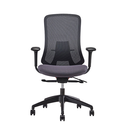 Hunky Fedo Medium Back Chair With Adjustable Armrest , Mesh Office Executive Chair