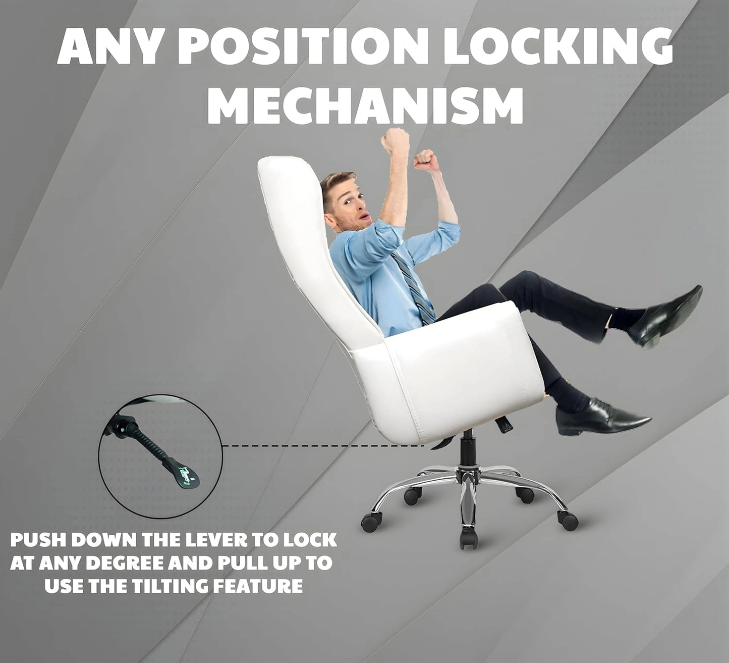 Hunky Vienaw King Size High Back Ergonomic Boss Revolving Chair