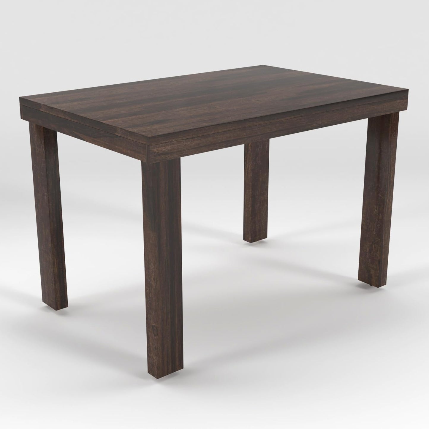 Hunky Florence Designer 4 - Seater Sheesham Wood Dining Table Set (Walnut Finish)