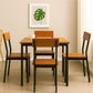Hunky Luxe Haven 4 - Seater Dining Table Set (Premium Wood Finish)