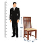 Hunky Golden Woodline 6 - Seater Sheesham Wood Dining Table Set