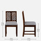 Hunky Haven Wood 4 - Seater Solid Wood Dining Table Set