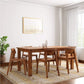 Hunky Slate wood 6-Seater Dining Table Set