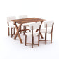 Hunky Stonehaven 4 - Seater Solid Wood Dining Table Set (Stonehaven Finish)
