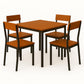 Hunky Luxe Haven 4 - Seater Dining Table Set (Premium Wood Finish)