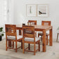 Hunky Solara 4 - Seater Sheesham Wood Dining Table Set