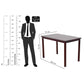 Hunky Valencia Prime 4 - Seater  Sheesham Wood Dining Table Set