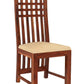 Hunky Golden Woodline 6 - Seater Sheesham Wood Dining Table Set