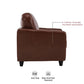 Hunky Premium Leatherette Modern looking 2 Seater Sofa set with PVC Legs