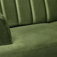 Hunky Modern Chesterfield Style Sofa Set with Stainless Steel legs