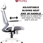 Hunky Spider High Back Office Chair | 5 Year Warranty | Mess Ergonomic Chair With Multi Lock Mechanism | 2D Armrest