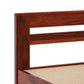 Hunky OakCrest Classic Queen Size Bed with Solid Sheesham Wood in Honey Finish