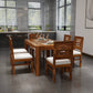 Hunky Elanwood 6 - Seater Sheesham Wood Dining Table Set