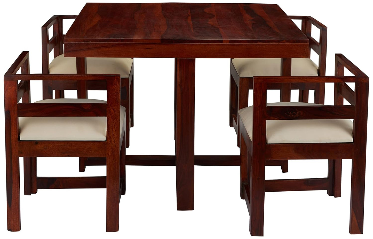 Hunky Stonehaven 4 - Seater Sheesham Wood Dining Table Set