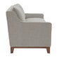 Hunky Luxurious Modern Straight Line Sofa Set with Teak Wood frame