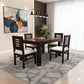 Hunky Luxora 4 - Seater Sheesham Wood Dining Table Set
