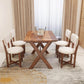 Hunky Stonehaven 4 - Seater Solid Wood Dining Table Set (Stonehaven Finish)