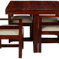 Hunky Stonehaven 4 - Seater Sheesham Wood Dining Table Set