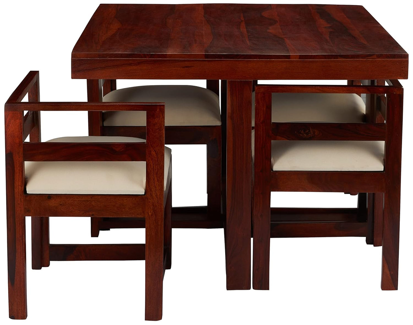 Hunky Stonehaven 4 - Seater Sheesham Wood Dining Table Set